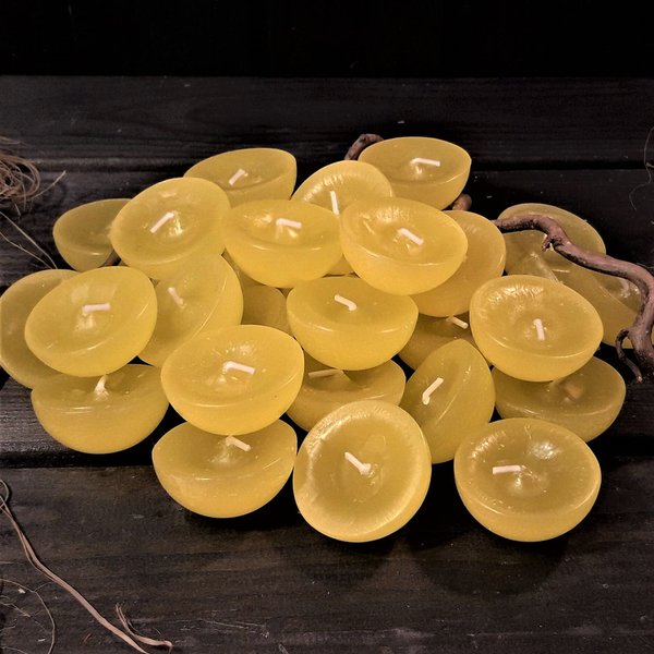 Floating Candle VesiValo PARAFFINE ~Yellow~ 6pcs/pack