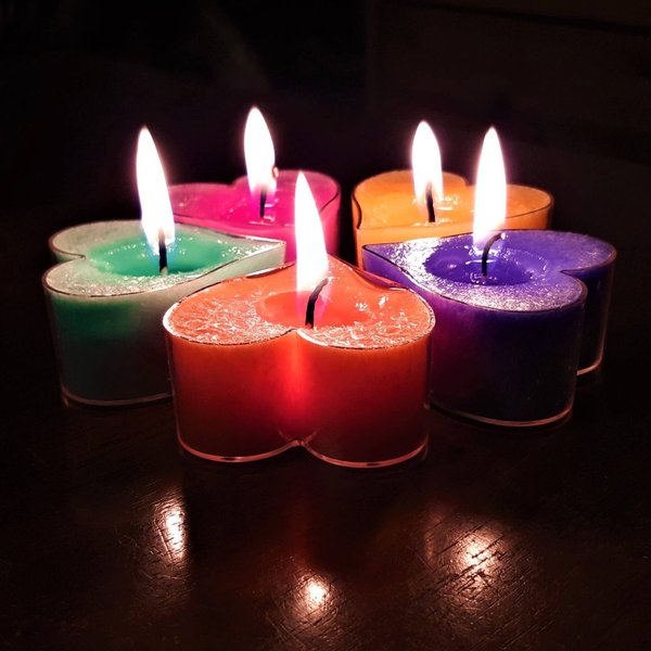 SuuriSydän OLIVE Tealight Candle ~WildStrawberry~ 5pcs/pack