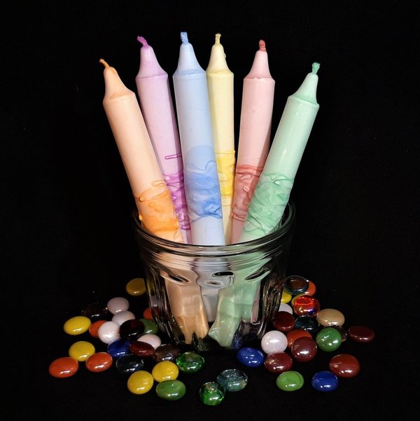 Crown Candle CrownRustica *6*   4 pcs/pack.  LightYellow